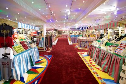 El mercadillo navideño de Dolce & Gabanna en Harrods.