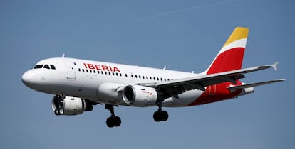 Avión de Iberia. 