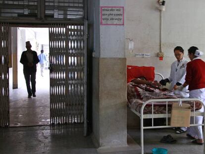 Una sala del Hospital Regional de Pokhara, en Nepal.