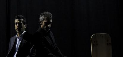 Una escena de la obra 'Media vuelta', de Gaitzerdi Teatro.
