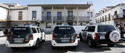 El Ayuntamiento de Valdemoro, durante el registro de la administración en la operación Púnica.