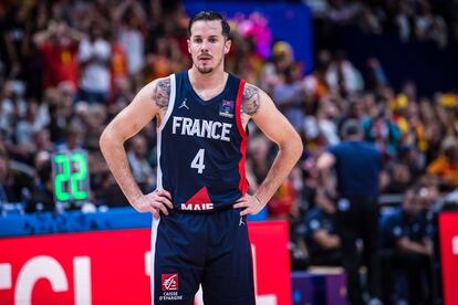 Thomas Heurtel con la selección francesa en la final del Eurobasket.