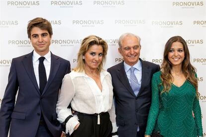Alberto Palatchi amb la seva família.