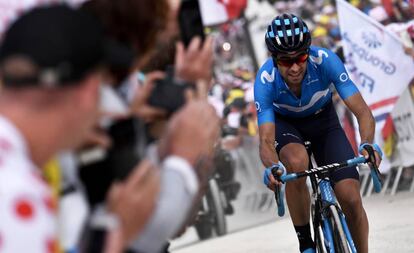 Mikel Landa, durante la sexta etapa del Tour.