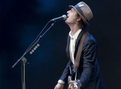 Pete Doherthy, durante su actuación de ayer en el FIB.