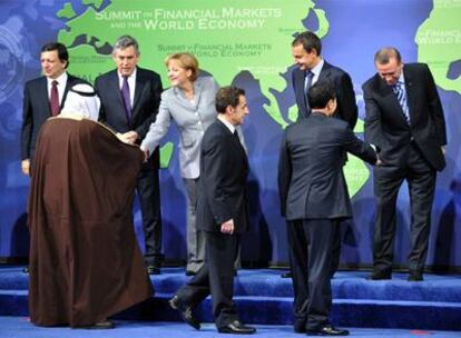 Los líderes del G-20 en la anterior reunión en Washington.