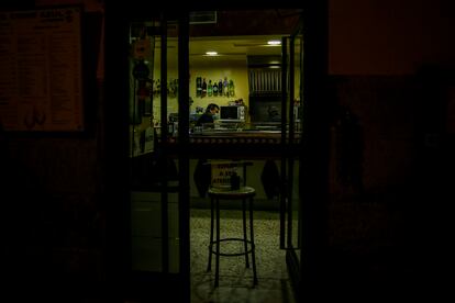 Un bar de Madrid.