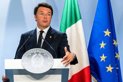 El primer ministro italiano, Matteo Renzi 