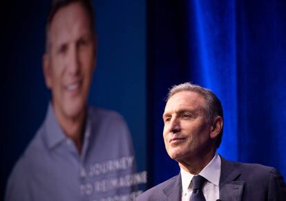 Howard Schultz, el pasado 28 de enero, en un evento para presentar su libro en Nueva York.