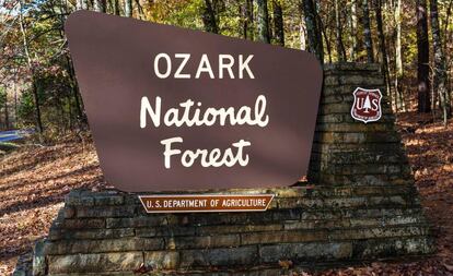 Parque nacional de Ozark, en el Estado de Misuri (EE UU).