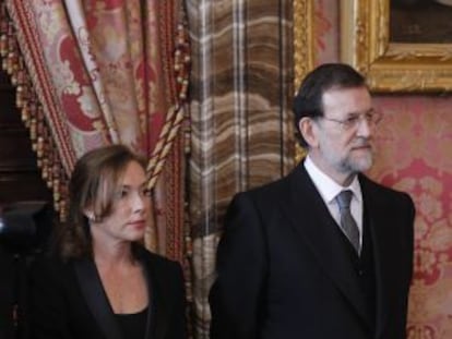 Elvira Fern&aacute;ndez y Mariano Rajoy, en una imagen de archivo. 