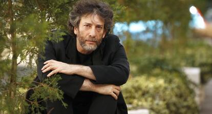 El escritor Neil Gaiman en Madrid.