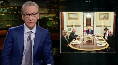 Bill Maher comenta su visita a la Casa Blanca en su propio programa.