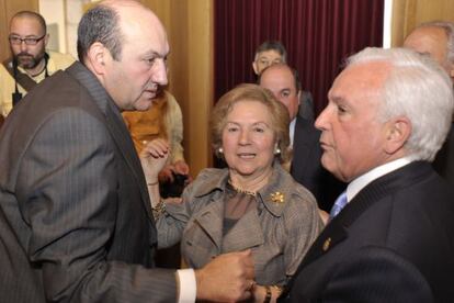 Rogelio Martínez junto a José Luis Baltar