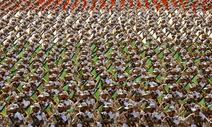 Miembros de la Guardia Revolucionaria en 2014.