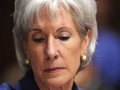 La secretaria de Sanidad, Kathleen Sebelius.