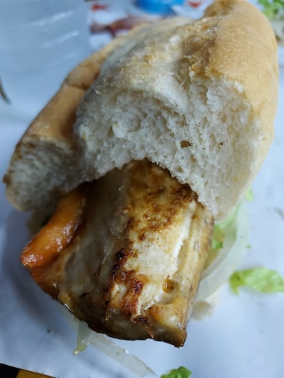 'Balik ekmek' (bocadillo de pescado). 