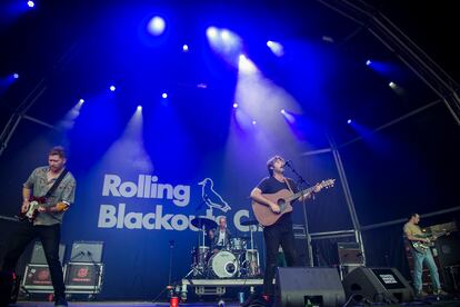 Rolling Blackouts Coastal Fever actuando el pasado 11 de junio en el festival Primavera Sound de Barcelona.