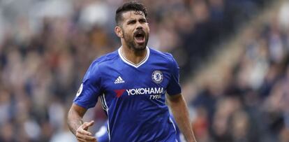 Diego Costa, delantero español del Chelsea.