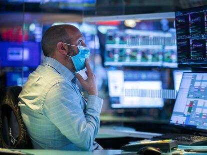 Un operador en Wall Street, este miércoles.