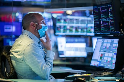 Un operador en Wall Street, este miércoles.