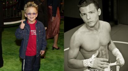 Jonathan Lipnicki: Fue el niño adorable y repelente de la peli 'Jerry McGwire'. Sus súper gafas han dejado paso a una cantidad considerable de músculos gracias a que practica artes marciales. Combina su faceta de guerrero con apariciones en series como 'Padre de Familia'.