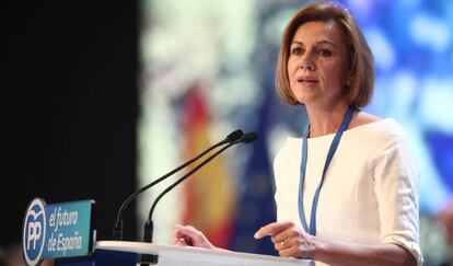 María Dolores de Cospedal en el XIX Congreso del PP.