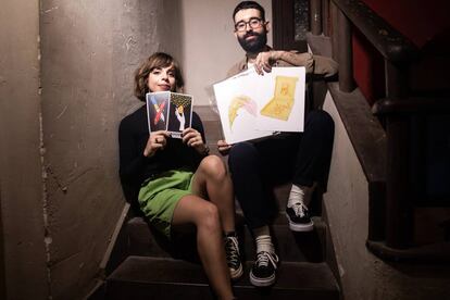 Emma Castañeiras y Félix Domínguez han lanzado el proyecto 'Mierdennials'.