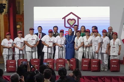 Claudia Sheinbaum presentó el programa "Salud Casa por casa" el 12 de junio.