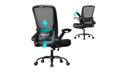 Sillas ergonómicas sobre fondo blanco.