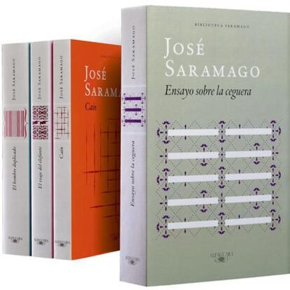 Novelas de José Saramago en la colección de EL PAÍS.