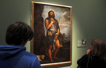 Cuadro ' San Juan Bautista' recientemente atribuido a Tiziano
