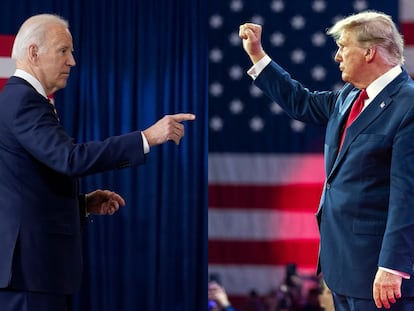 Joe Biden y Donald Trump