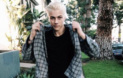 El modelo Lucky Blue Smith.