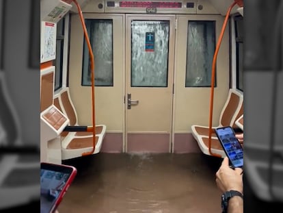 Vídeo | Las imágenes que deja el temporal después de una noche de fuertes lluvias