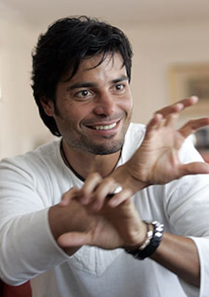 Chayanne, ayer en Madrid.