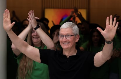 Imagen de archivo del consejero delegado de Apple, Tim Cook.