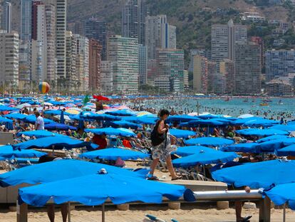 Benidorm, el pasado 30 de julio.