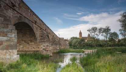 El r&iacute;o Tormes, en Salamanca, en una imagen de archivo. 