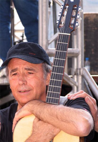 Joan Manuel Serrat, fotografiado en México.