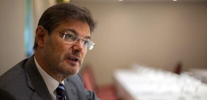 El ministro de justicia de España Rafael Catalá.