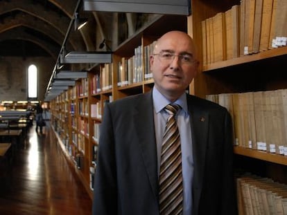 Joan Manuel Tresserras, en una imatge de la seva &egrave;poca de conseller de Cultura.