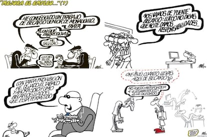 Forges siempre ha sentido una especial predilección por los becarios y ha denunciado la explotación a la que son sometidos.