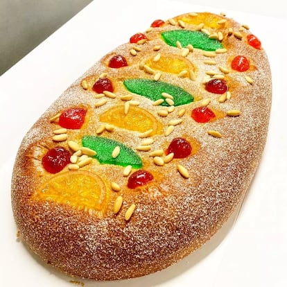 Coca de frutas de Oriol Balaguer.