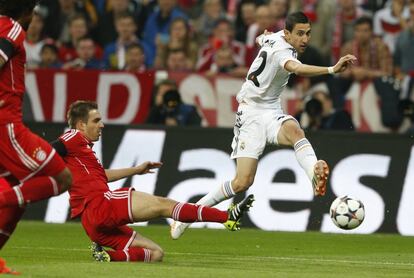 Di Maria con Lahm 