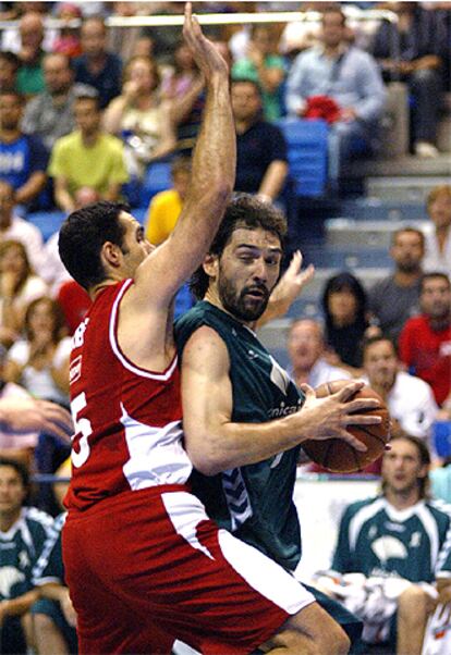 Garbajosa, en un partido con Unicaja.