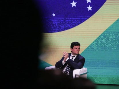 El ministro de Seguridad brasileño Sergio Moro, el pasado 14 de octubre.