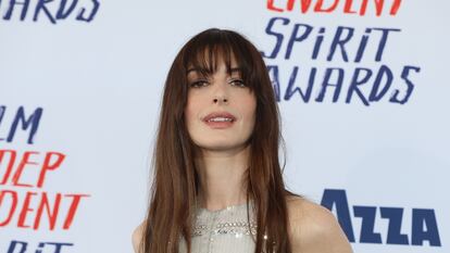 Anne Hathaway, en los Spirit Awards, el pasado 25 de febrero en Santa Monica, California.