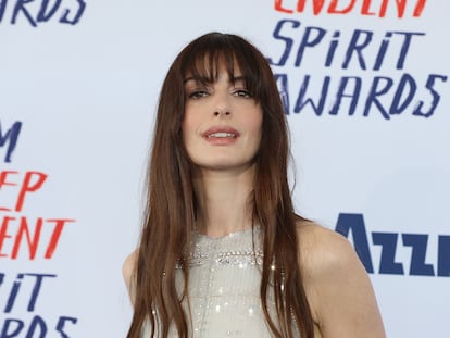 Anne Hathaway, en los Spirit Awards, el pasado 25 de febrero en Santa Monica, California.