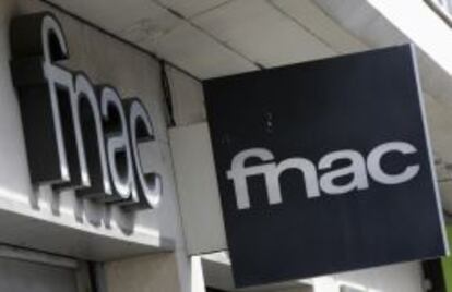 Un logo de Fnac en una tienda de Niza (Francia).